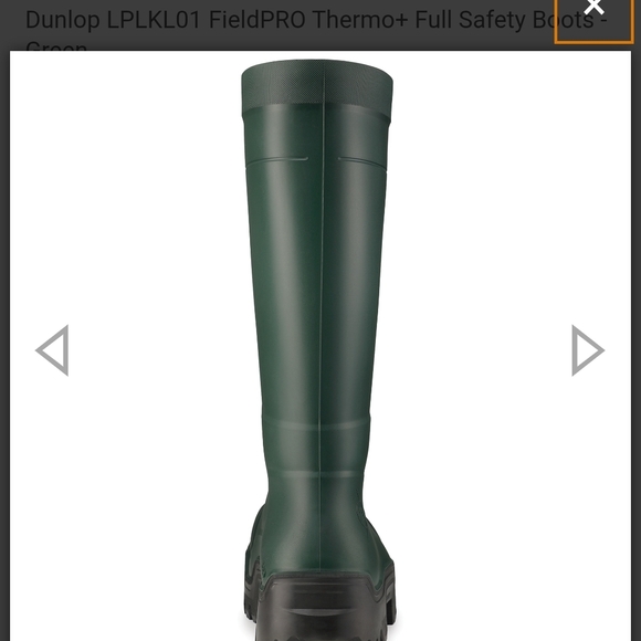 Dunlop Green FieldPRO Thermo+ Safety Boots - Picture 4 of 4
